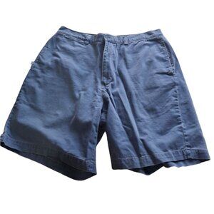 Vintage GAP Denim Dad Shorts 36 Blue Relaxed Flat Front Preppy Classiccore Y2K